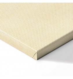 Quadro - Spring Orchard - Hummingbirds Among Tree Branches in Beige Shades