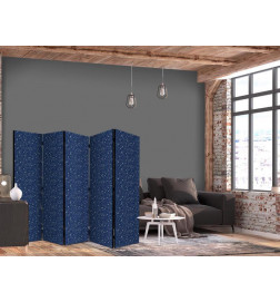 Aizslietnis - Cosmic Inspirations - Pattern with Stars and Constellations on a Dark Background