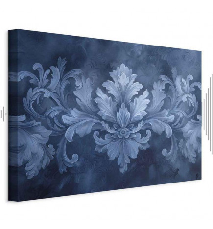 Quadro - Ornament in Blue and Cool Colors Dark Blue Decoration