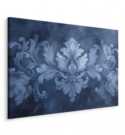 Slika - Ornament in Blue and Cool Colors Dark Blue Decoration