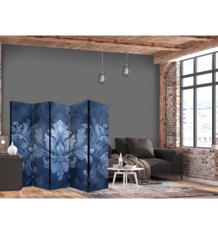 Aizslietnis - Ornament in Blue and Cool Colors Dark Blue Decoration