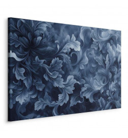 Taulu - Abstract Ornaments Dark Blue Victorian Leaves