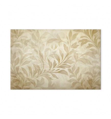 Seinapilt - Botanical Motif with Leaves and Vines in Sand Colors