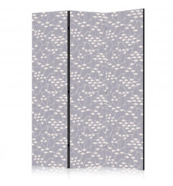 Paravento - Underwater School of Small Fish - Tiny Light-Beige Fishes Against Marine Depths in Grey Shades