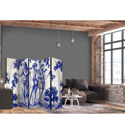 Paravent - Three Graces - Women Among Grapevines Inspired by Ancient Painting