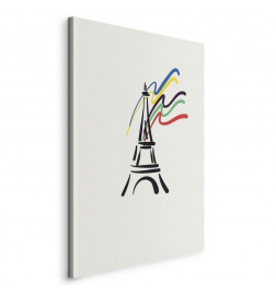 Taulu - Eiffel Tower and Colorful Ribbons