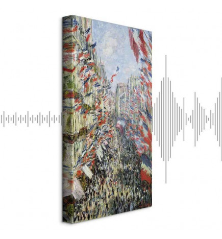 Slika - Claude Monet – The Rue Montorgueil in Paris, Celebration of June 30, 1900