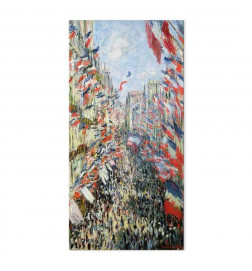 Tableau - Claude Monet – The Rue Montorgueil in Paris, Celebration of June 30, 1884