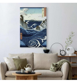 Slika - Utagawa Hiroshige – View of the Naruto whirlpools at Awa