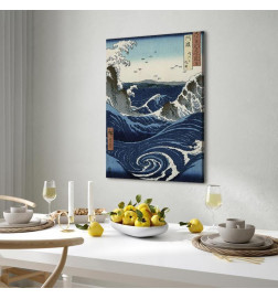 Slika - Utagawa Hiroshige – View of the Naruto whirlpools at Awa