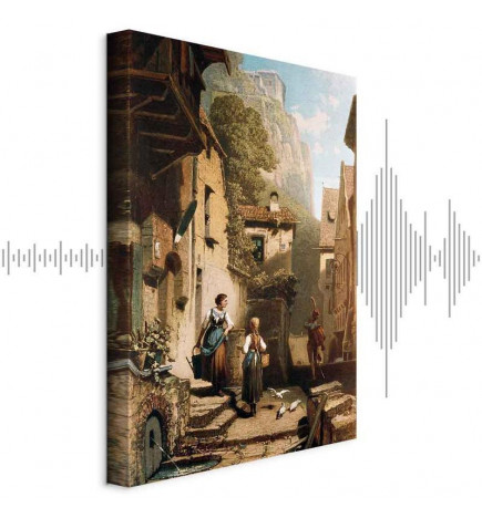 Paveikslas - Carl Spitzweg – Im Dachstübchen