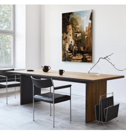 Canvas Print - Carl Spitzweg – Im Dachstübchen