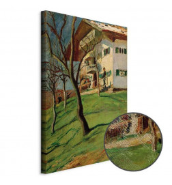 Leinwandbild - August Macke – Unser Häuschen in Tegernsee