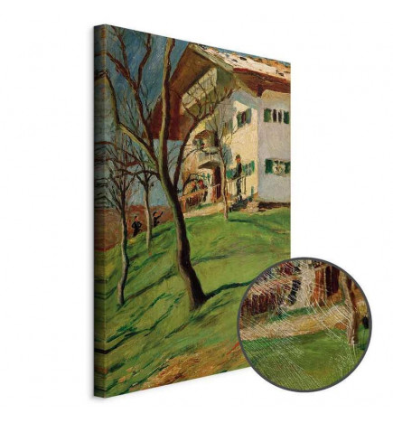 Schilderij - August Macke – Unser Häuschen in Tegernsee