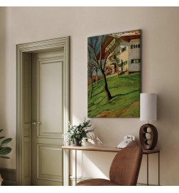 Canvas Print - August Macke – Unser Häuschen in Tegernsee