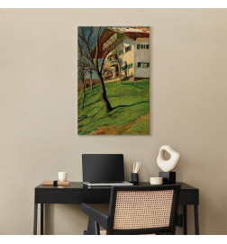 Canvas Print - August Macke – Unser Häuschen in Tegernsee