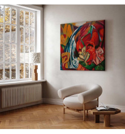 Tableau - Franz Marc – The waterfall (Women under a waterfall)