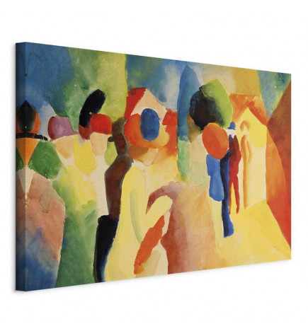 Slika - August Macke – With a Yellow Jacket