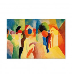 Tableau - August Macke – With a Yellow Jacket
