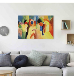 Quadro - August Macke – With a Yellow Jacket