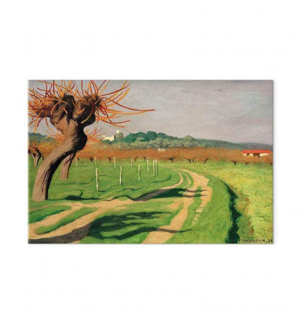 Leinwandbild - Félix Vallotton – Vallée de la Cagne