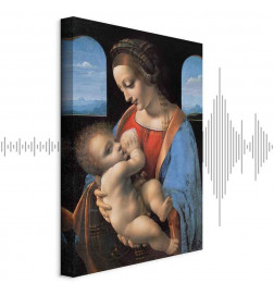 Leinwandbild - Leonardo da Vinci – Madonna Litta