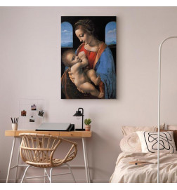 Schilderij - Leonardo da Vinci – Madonna Litta