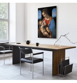 Leinwandbild - Leonardo da Vinci – Madonna Litta