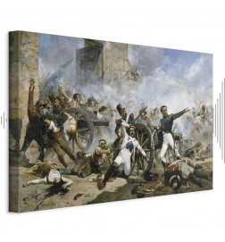 Canvas Print - Joaquín Sorolla y Bastida – The death of Pedro Velarde y Santillán during the defence of the Monteleon Ar