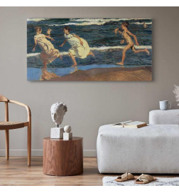 Quadro - Joaquín Sorolla y Bastida – Running along the Beach