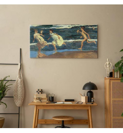 Tablou - Joaquín Sorolla y Bastida – Running along the Beach