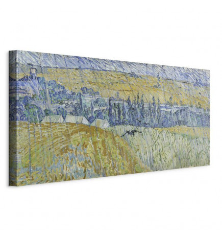 Schilderij - Vincent Van Gogh – Auvers in the Rain