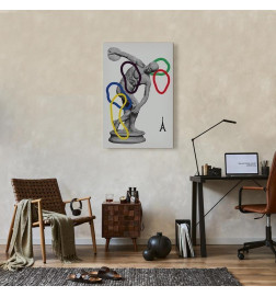 Schilderij - Collage Graphic