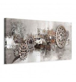 Canvas Print - Steel Cranks (1 Part) Narrow