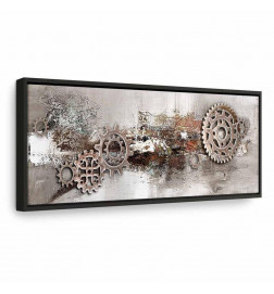 Canvas Print - Steel Cranks (1 Part) Narrow