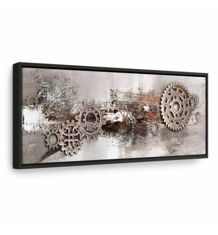 Canvas Print - Steel Cranks (1 Part) Narrow
