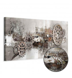 Canvas Print - Steel Cranks (1 Part) Narrow