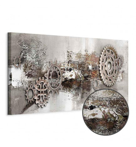 Canvas Print - Steel Cranks (1 Part) Narrow