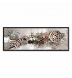Canvas Print - Steel Cranks (1 Part) Narrow