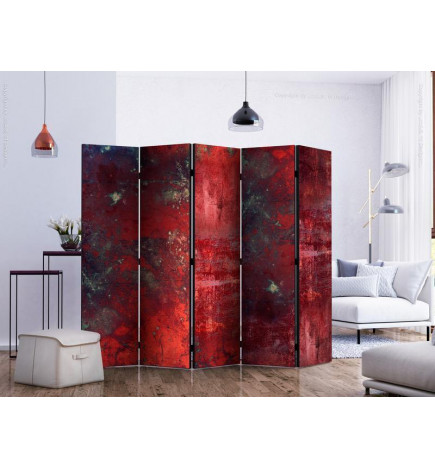 Room Divider - Red Concrete II