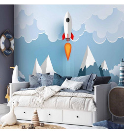Mural de parede - Rocket in the Clouds