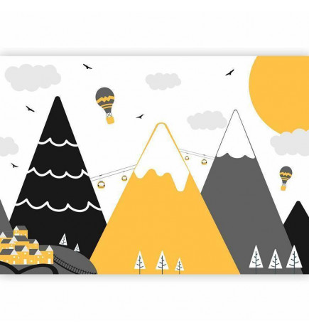 Fototapete - Adventure in the Mountains