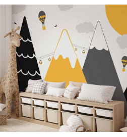 Fotobehang - Adventure in the Mountains