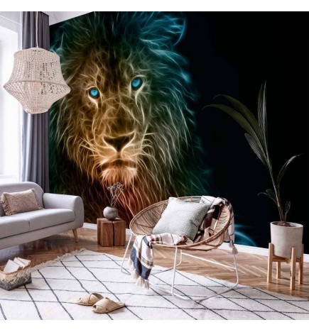 Fotobehang - Abstract lion