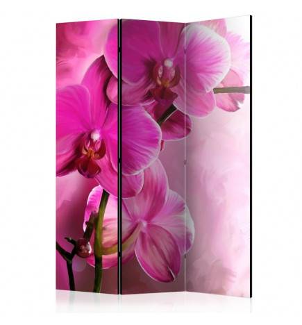3-teiliges Paravent - Pink Orchid [Room Dividers]