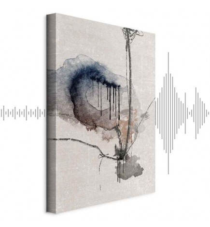 Canvas Print - Watercolor Stained Glass (1 Part) Vertical