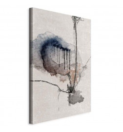 Canvas Print - Watercolor Stained Glass (1 Part) Vertical