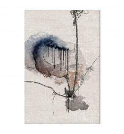 Canvas Print - Watercolor Stained Glass (1 Part) Vertical