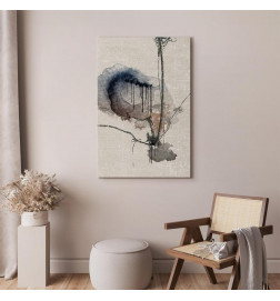 Canvas Print - Watercolor Stained Glass (1 Part) Vertical