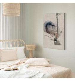 Canvas Print - Watercolor Stained Glass (1 Part) Vertical